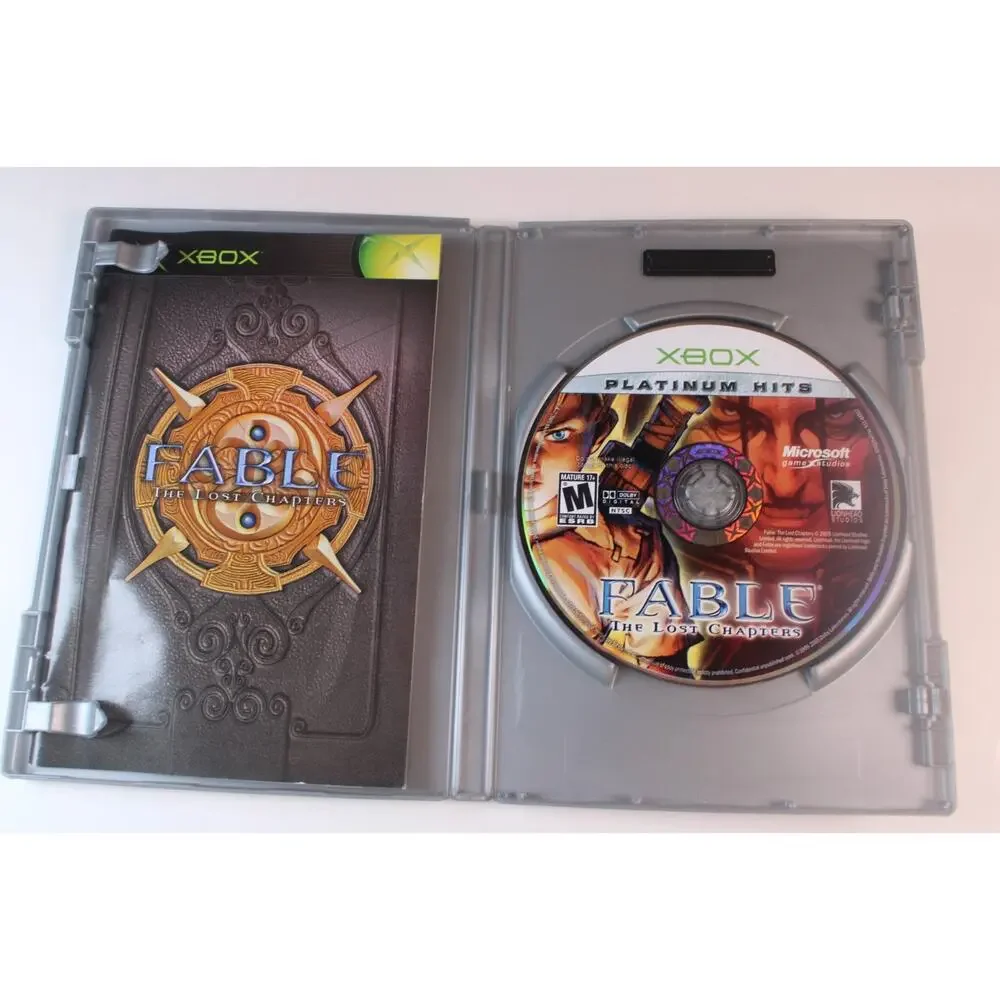 Fable: The Lost Chapters (Platinum Hits) (Microsoft Xbox, 2005), CIB, Tested